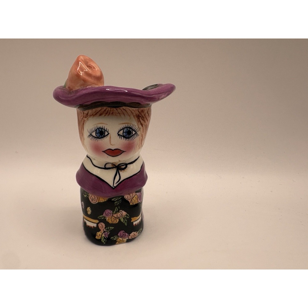 Bella Case "Susan Paley" toothpick/trinket or floral holder-magnet back or stand